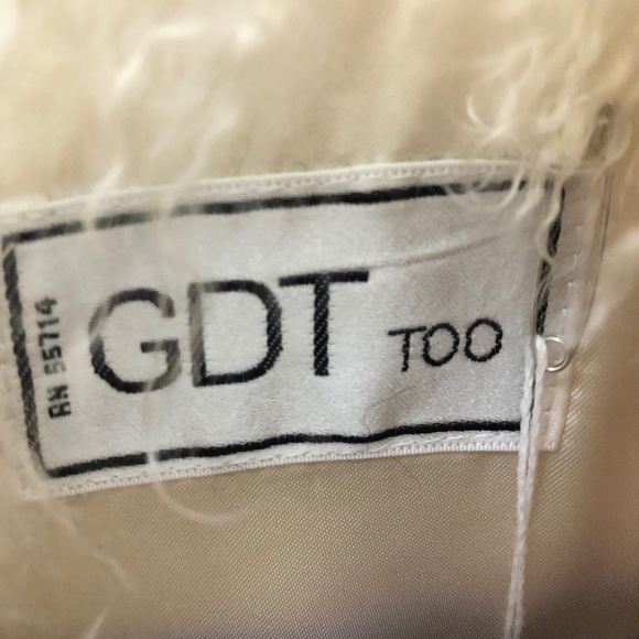 Absolutely awesome Mongolian sheep fur trim jacket - Picture 4 of 4